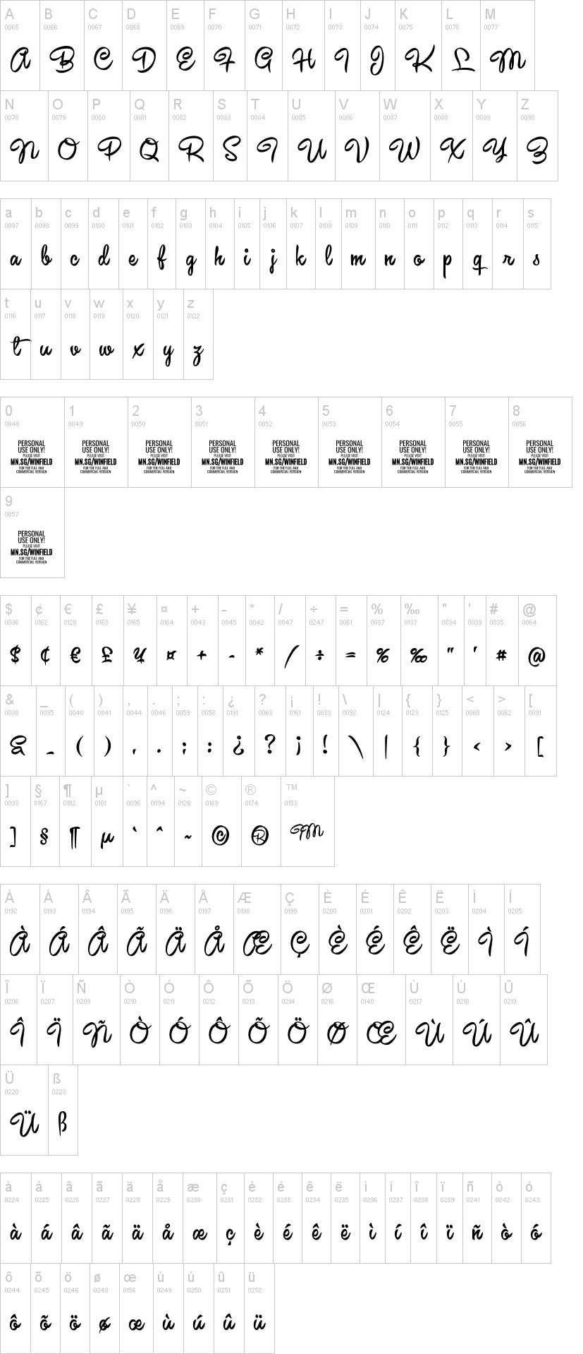 Winfield Script