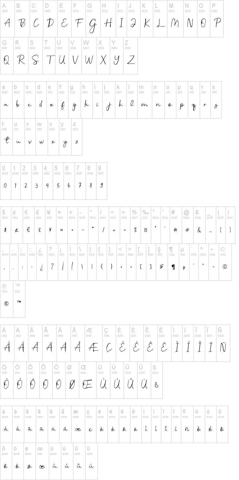 Benilla Calligraphy