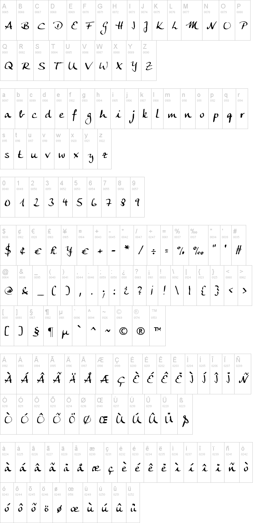 Anke Calligraphic FG