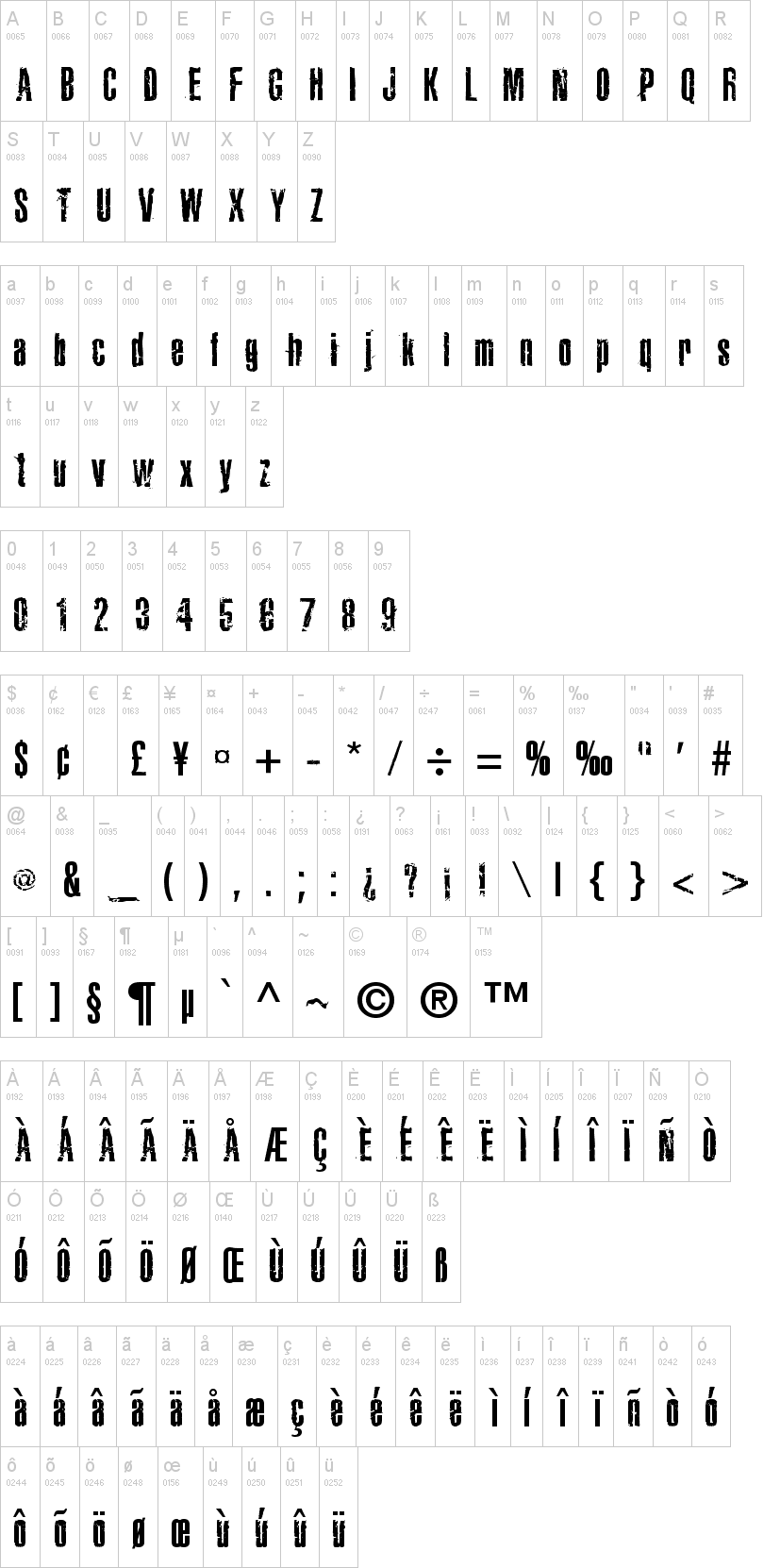 Joels Ragged Font