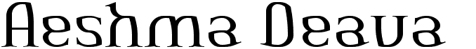 Aeshma Deava OldSerif