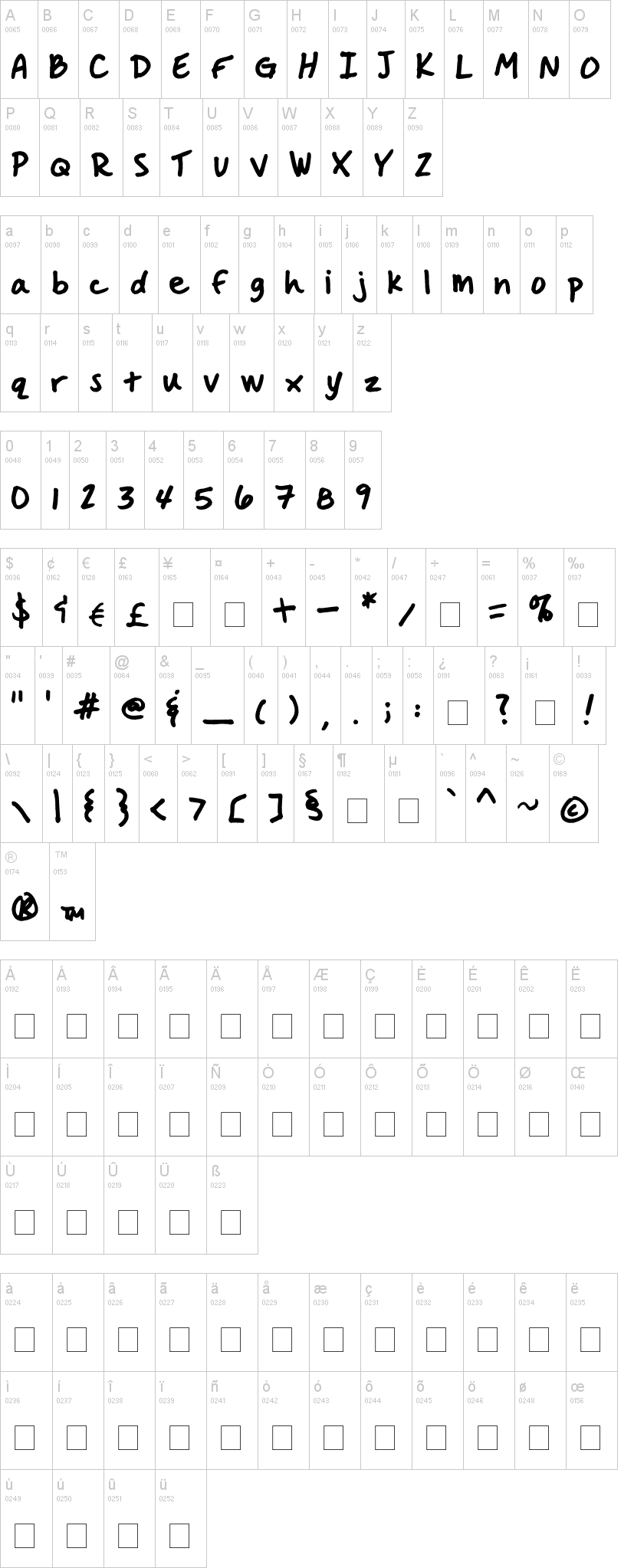 Handwritten Crystal