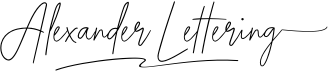 Alexander Lettering