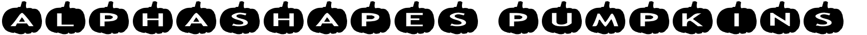 AlphaShapes pumpkins