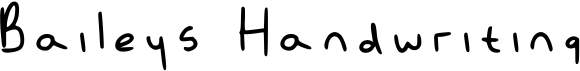 Baileys Handwriting