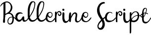 Ballerine Script