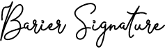 Barier Signature