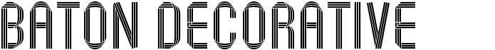 Baton Decorative