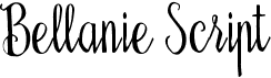 Bellanie Script