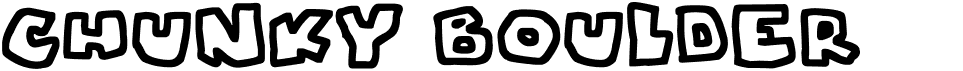 Chunky Boulder Outlines
