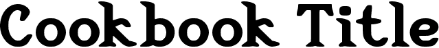 Cookbook Title