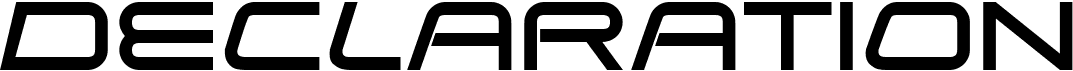 Declaration