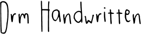 Drm Handwritten