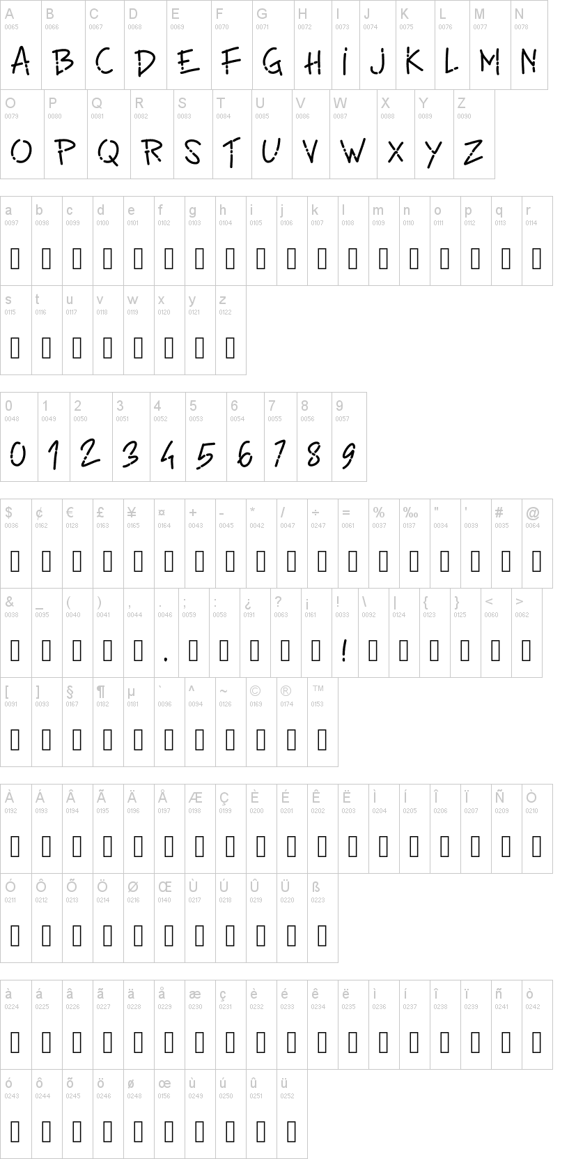 PW Line Font