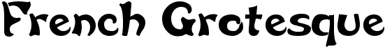 French Grotesque