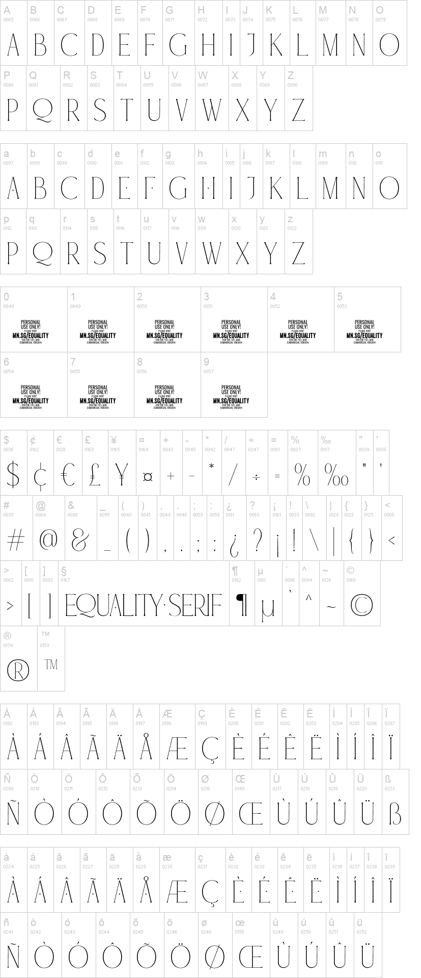 Equality Serif