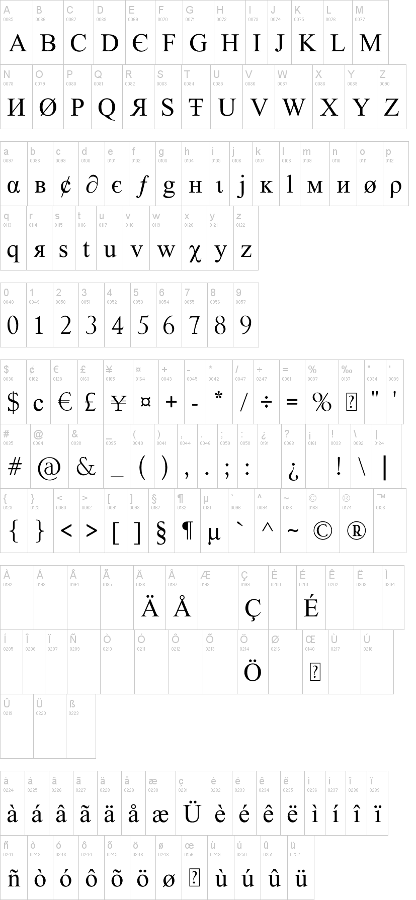 Tiboo 5 font