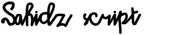 Sahidz script