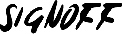 Signoff