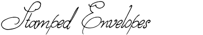 Stamped Envelopes