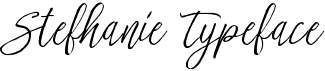 Stefhanie Typeface