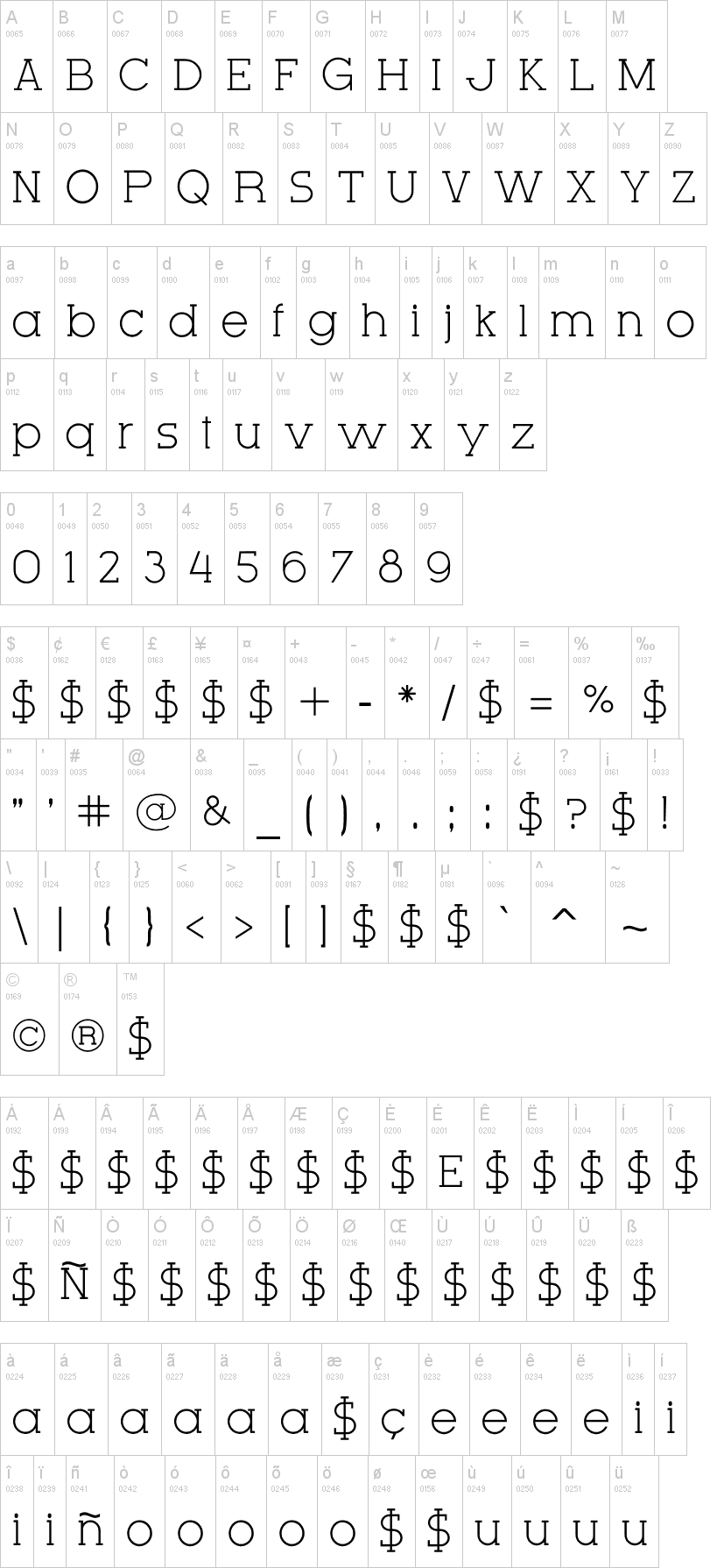 Very Fine Serif