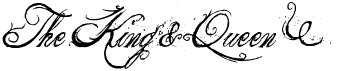 The King & Queen font