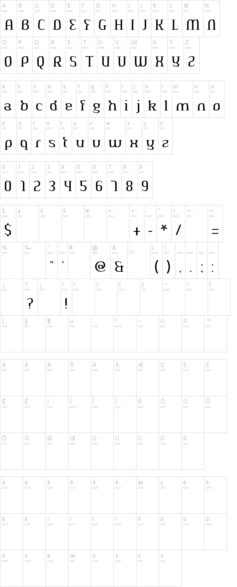 Aeshma Deava OldSerif