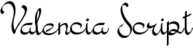 Valencia Script