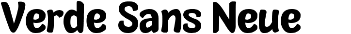Verde Sans Neue