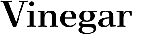 Vinegar