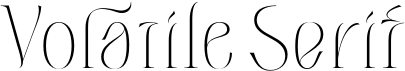 Volatile Serif