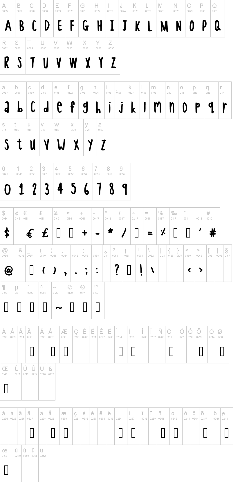 This font looks like giraffe
