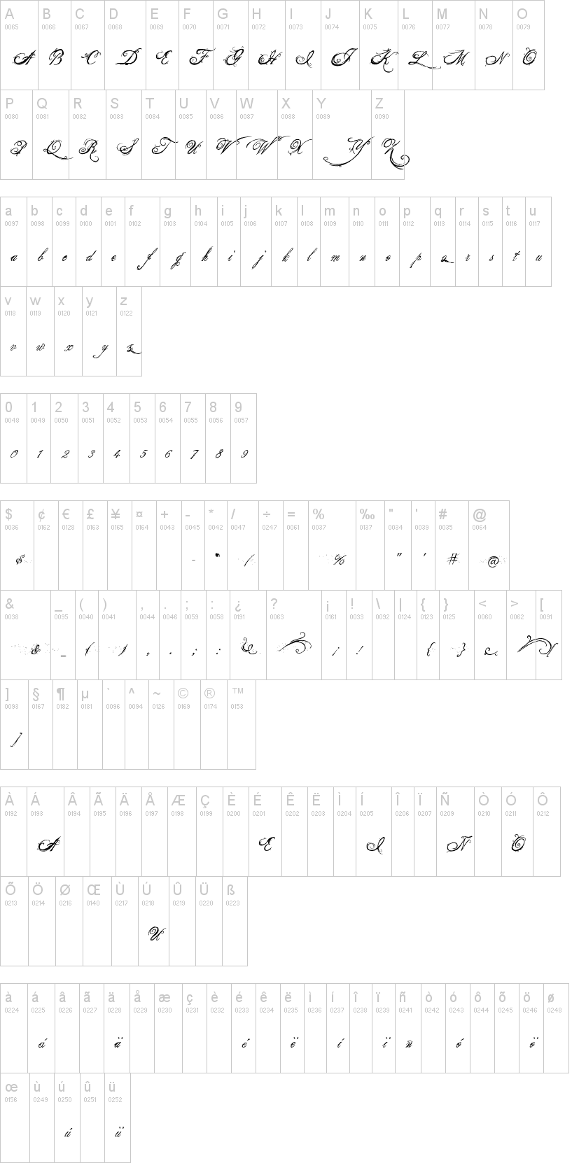 The King & Queen font