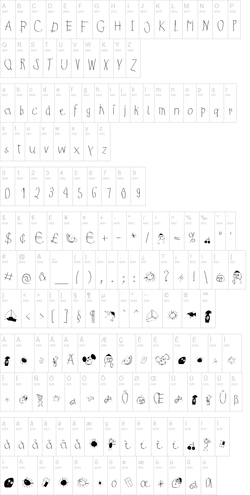 Kids First Print Font