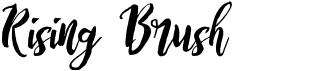 Rising Brush